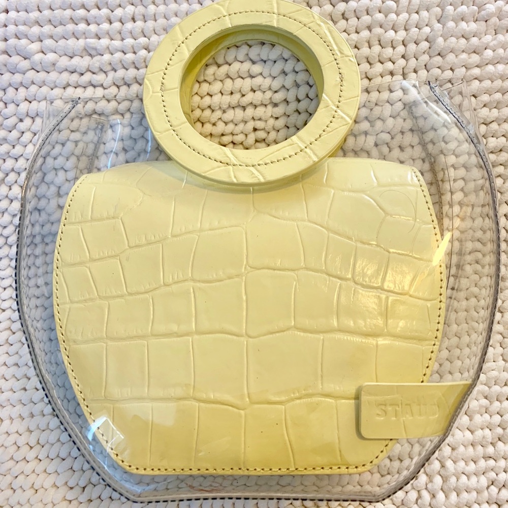Staud Frida Croc Effect Handbag 👜